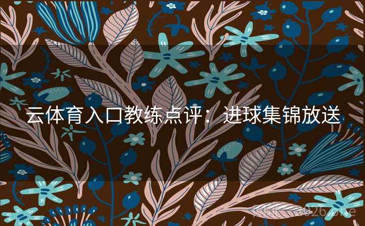 云体育入口教练点评：进球集锦放送