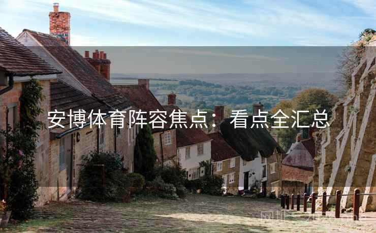 安博体育阵容焦点:看点全汇总 安博体育阵容焦点:看点全汇总
